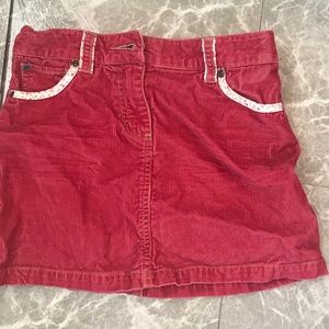 Mini Boden corduroy kids skirt